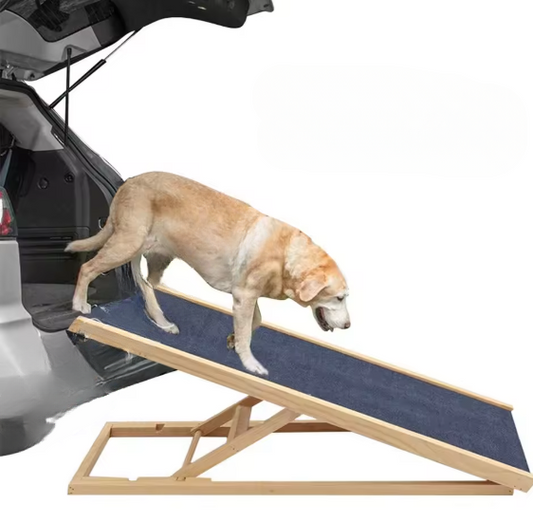 Rampe en bois de 70 cm pour chien âgés