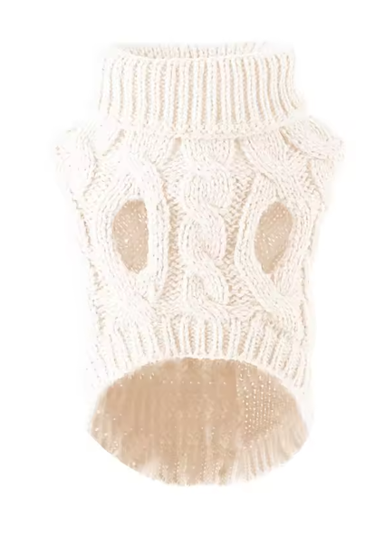 Pull confortable en tricot pour petits chiens