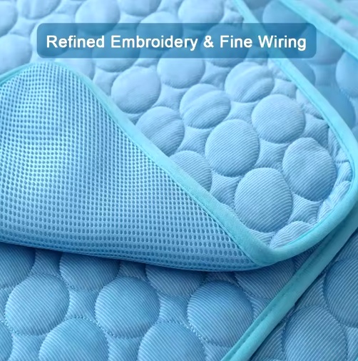 Couverture rafraîchissante pour chiens (Bleue)