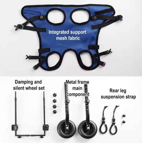 Fauteuil roulant petit chien ajustable