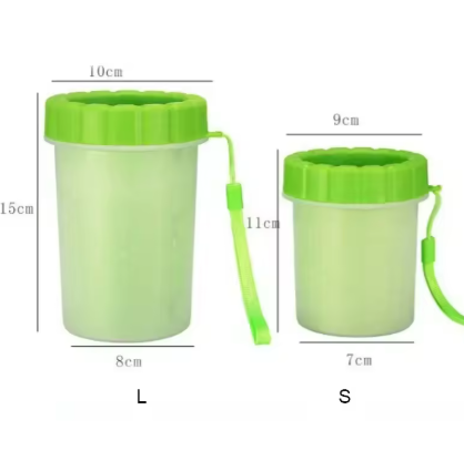 Gobelet pour nettoyage des pattes de chiens