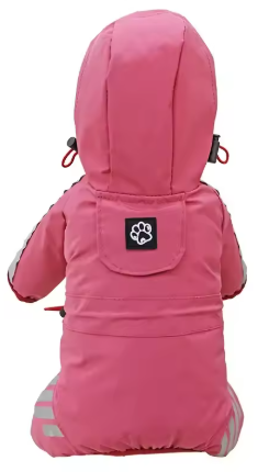 Imperméable rose pour petits chiens