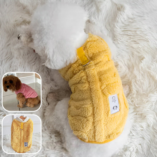 Manteau peluche pour chien