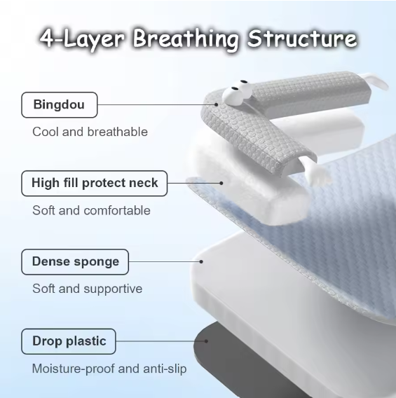 Panier lit pour chien avec oreiller design et mousse mémoire