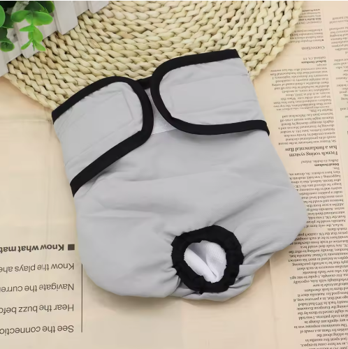 Couche culotte lavable pour chien