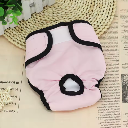 Couche culotte lavable pour chien