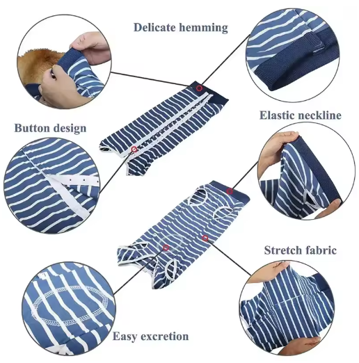 Vêtement anti-lèchage post-opératoire (Camouflage)