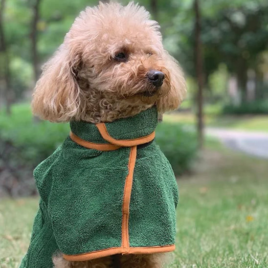 Peignoir confortable pour chien