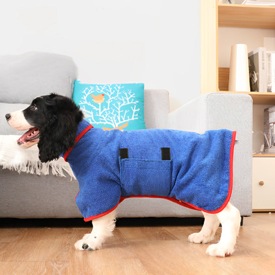 Peignoir confortable pour chien
