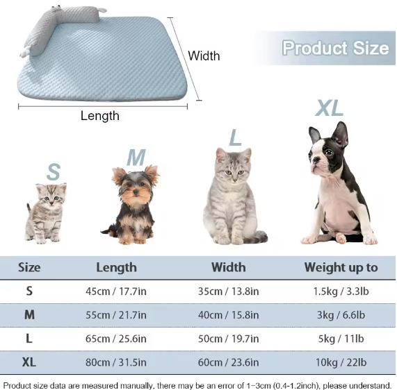 Panier lit pour chien avec oreiller design et mousse mémoire